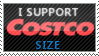 Costco Size Stamp