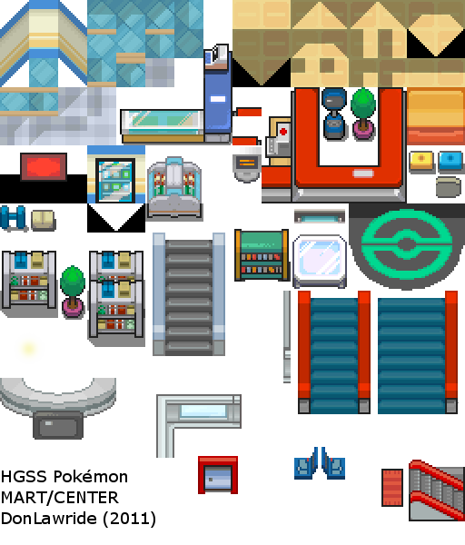 HGSS Center and Mart Tiles by DonLawride on DeviantArt