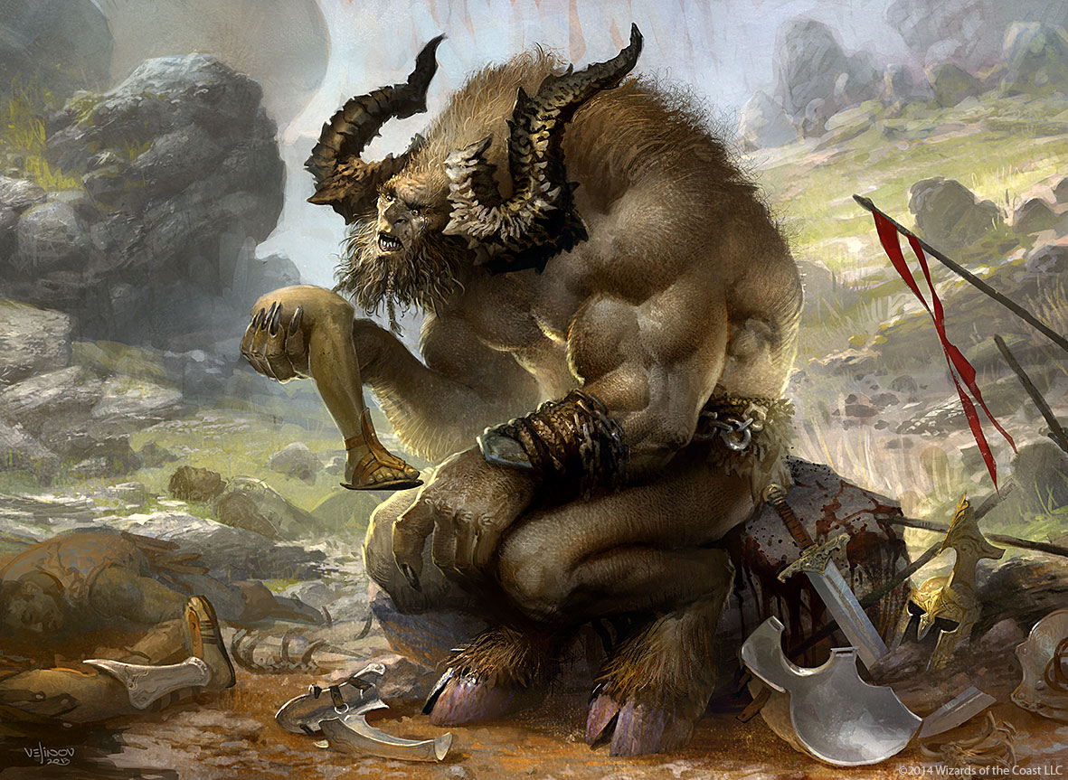 Pensive Minotaur