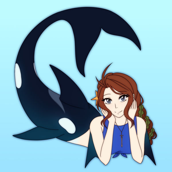 Happy Orca Mermaid by MissMillia on DeviantArt
