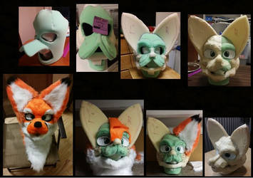 Fursuit Head Timelapse