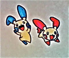 Plusle and Minun