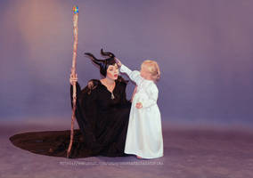 cosplay Aurora and Maleficent