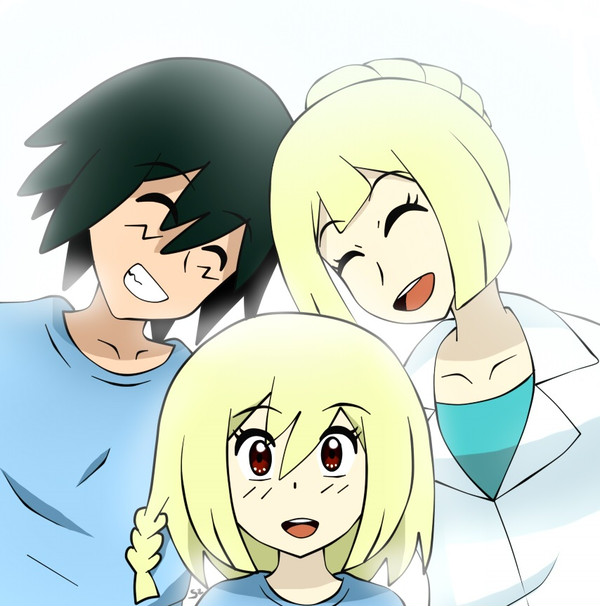 Ash X Lillie Family