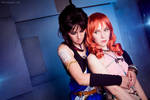 Final Fantasy XIII: Fang and Vanille hug by ElenaLeetah