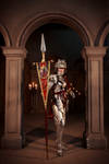 Soul Calibur IV: Hildegard von Krone. Full armor by ElenaLeetah