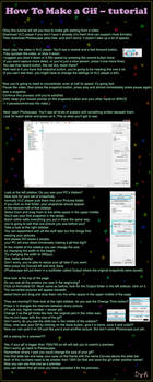 How to Make a Gif - Tutorial by D-g-A