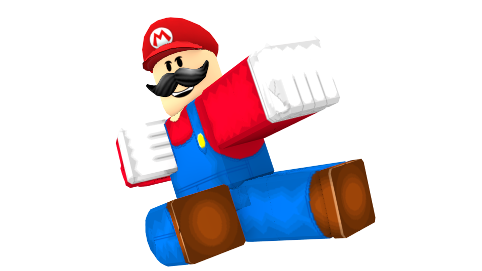 Mario\'s SSBU pose rendered into ROBLOX by FreddyTheKiller2016 on ...