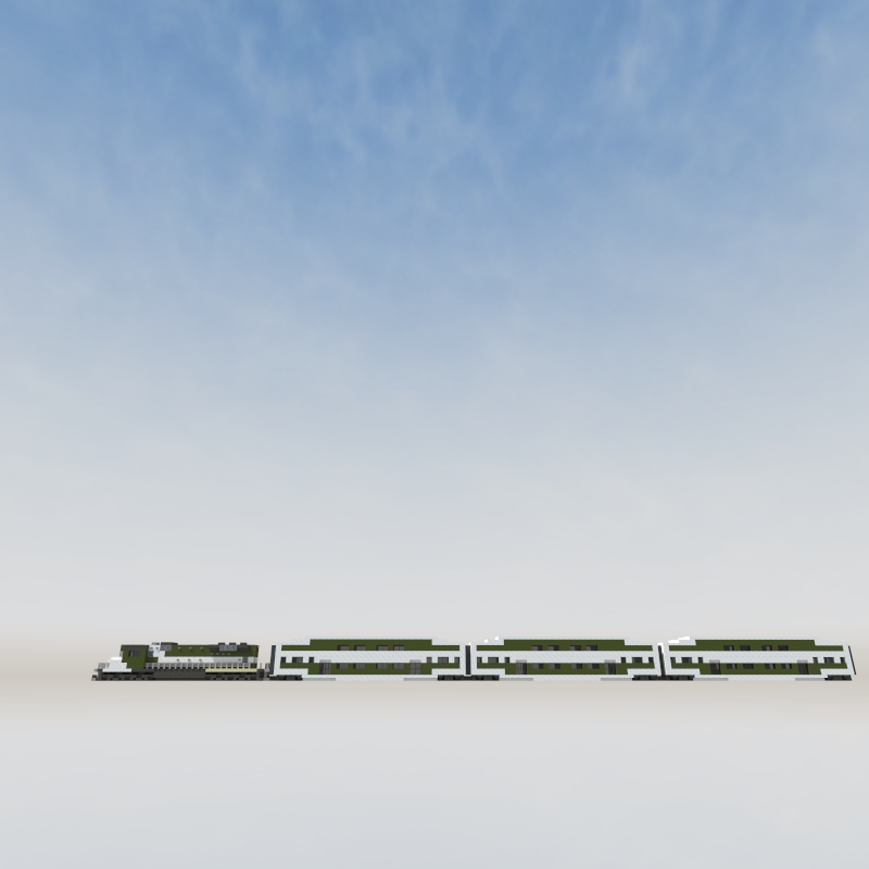 Go Transit Train In Minecraft By Drunkenpigeons On Deviantart