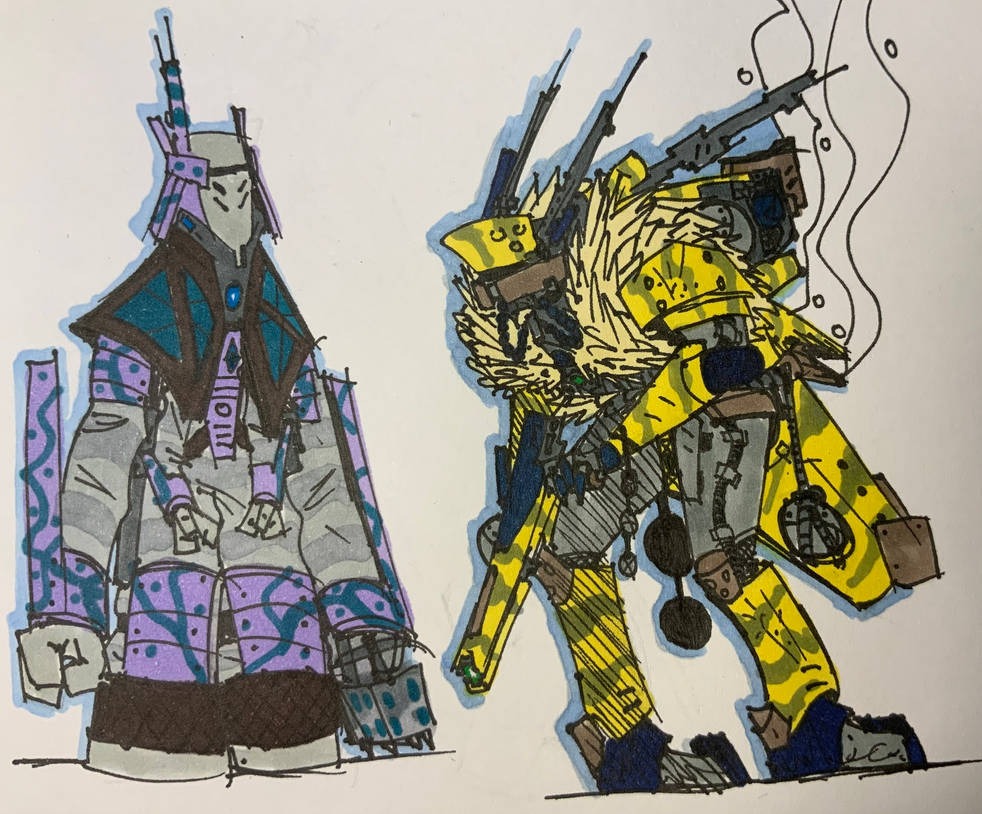 Space Rader Alien Raider alien doodles 23/07/24 by Lambda-fallout125 on DeviantArt