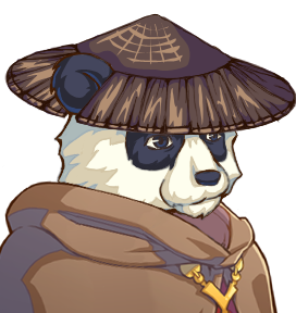 Pandaren (with hat and cloak)