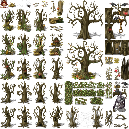 halloween forest