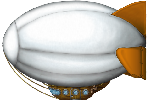 Zeppelin Balloon Rear Zeppelin/Hot-air balloon by SchwarzeNacht on DeviantArt