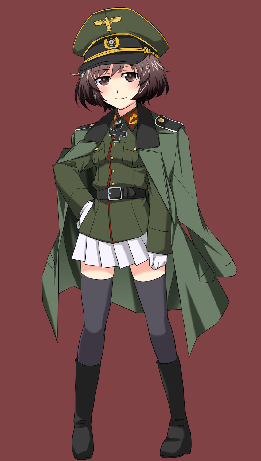 Yukari in uniform