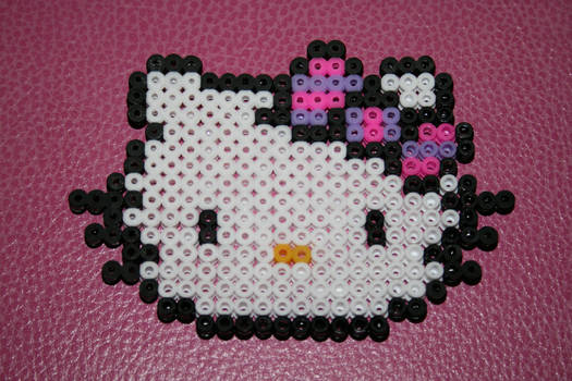 Perler Hello Kitty Face