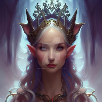 Elf Queen Vector Elf Queen by melinascorner on DeviantArt