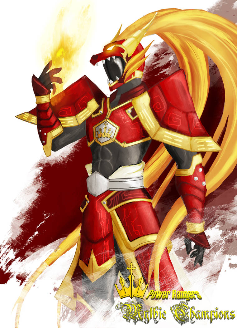 Power Rangers:Mythic Champions Red Tortoise Dragon by the-newKid on ...