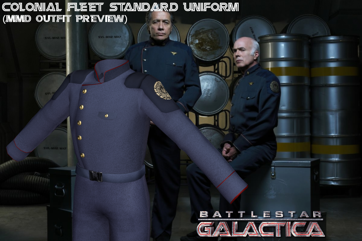 [MMD WIP] BSG Colonial Fleet standard uniform