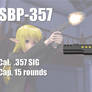 [MMD] SBP-357 handgun (DL LINK)