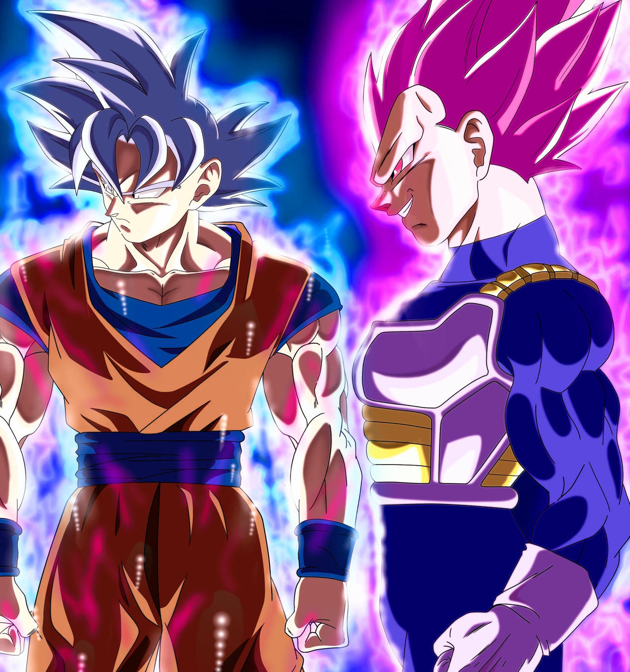 GOKU ULTRA INSTINTO Y VEGETA ULTRA EGO!!! by davidferres on DeviantArt