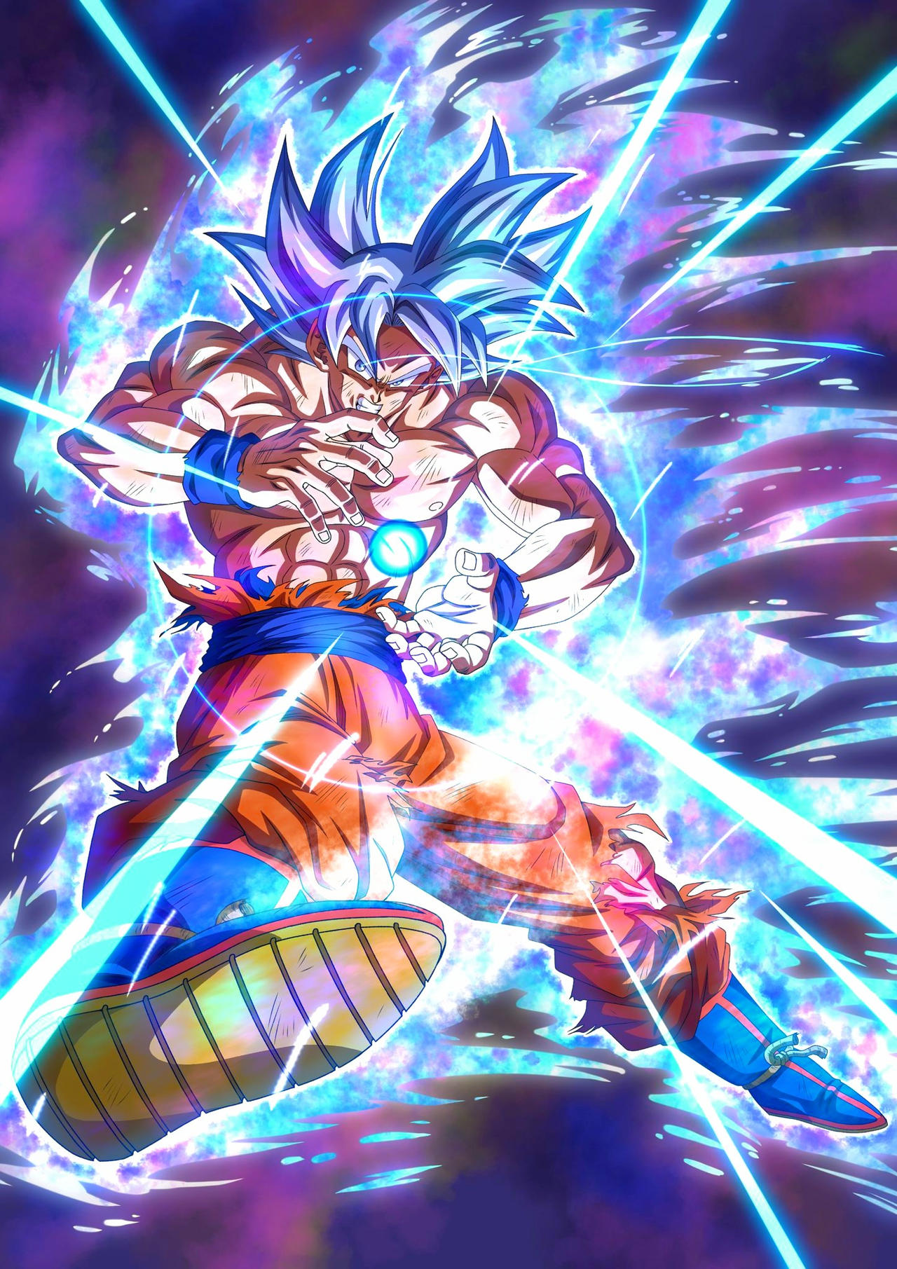 Goku ultra instinto completo. by davidferres on DeviantArt