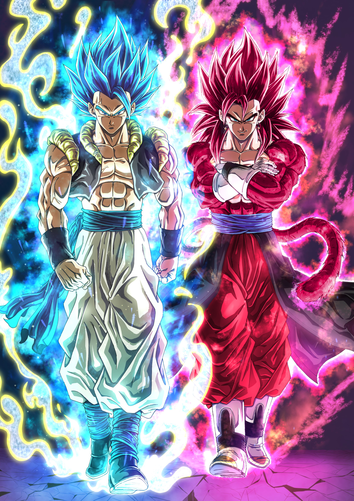 SSJ4 Gogeta is the ultimate Mightiest Fusion by kraucheunas on DeviantArt