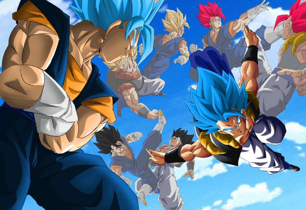 Vegetto vs Gogeta