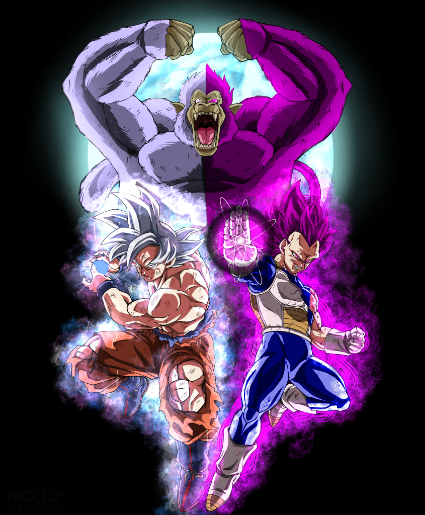 Goku ultra instinto completo y Vegeta ultra ego!