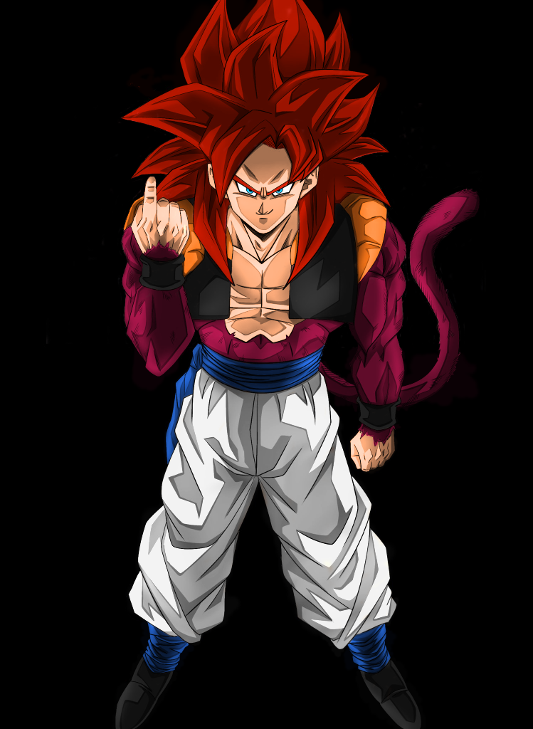 Limit Breaker Super Saiyan 4 Gogeta w/ Aura BG by BlackFlim on DeviantArt