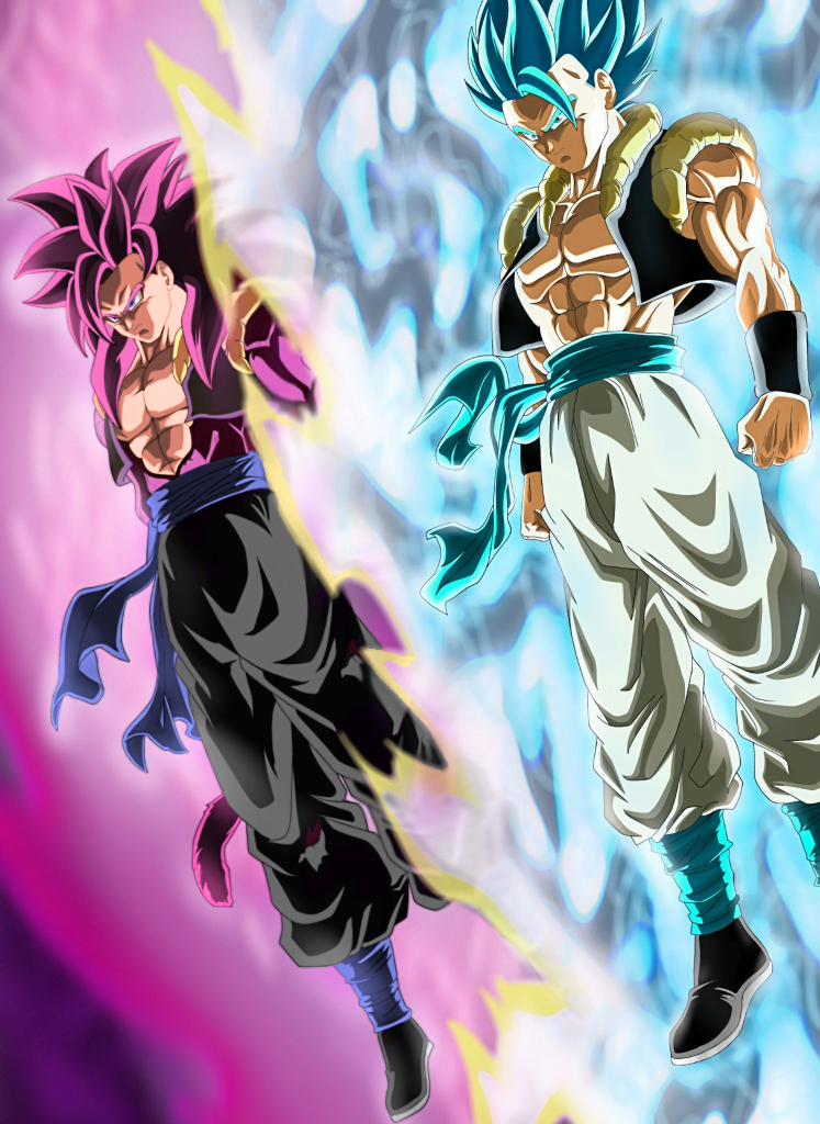 Gogeta ssj blue evolution y Vegetto xeno ssj4 (lm) by davidferres on  DeviantArt