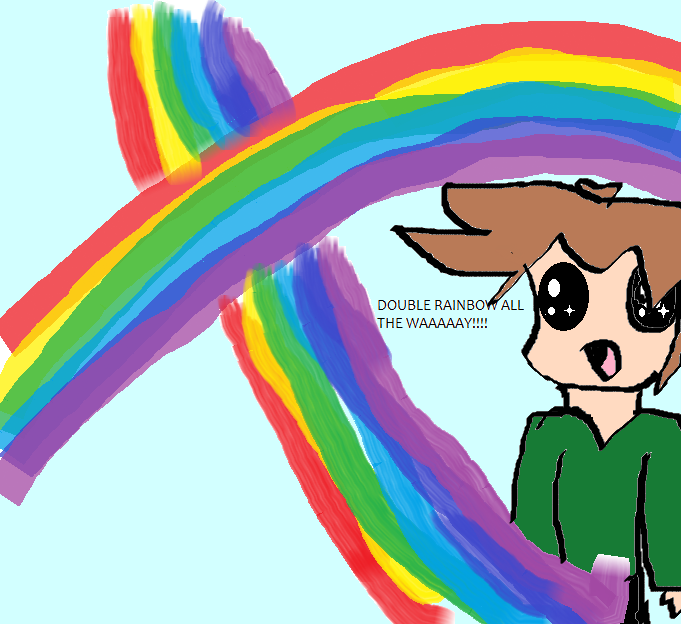 DOUBLE RAINBOW meme by jestcrazy32 on DeviantArt
