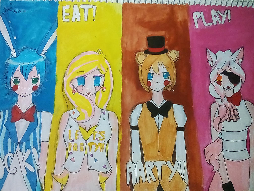 Fnaf 2 Poster By Lyrafazbear On DeviantArt