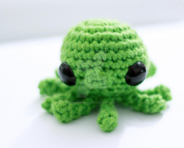 Green Baby Octopus 03