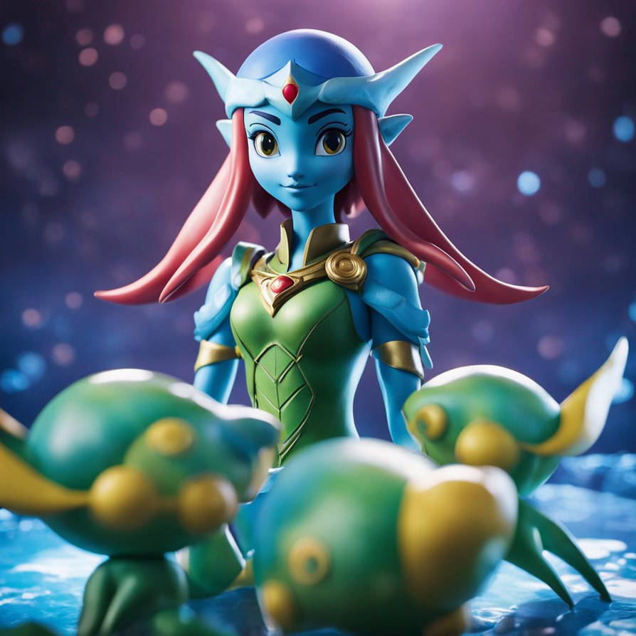 Elemental Guardian Princess Ruto Full-body Photorealistic images of Princess Ruto f by TonyTChaos on ...