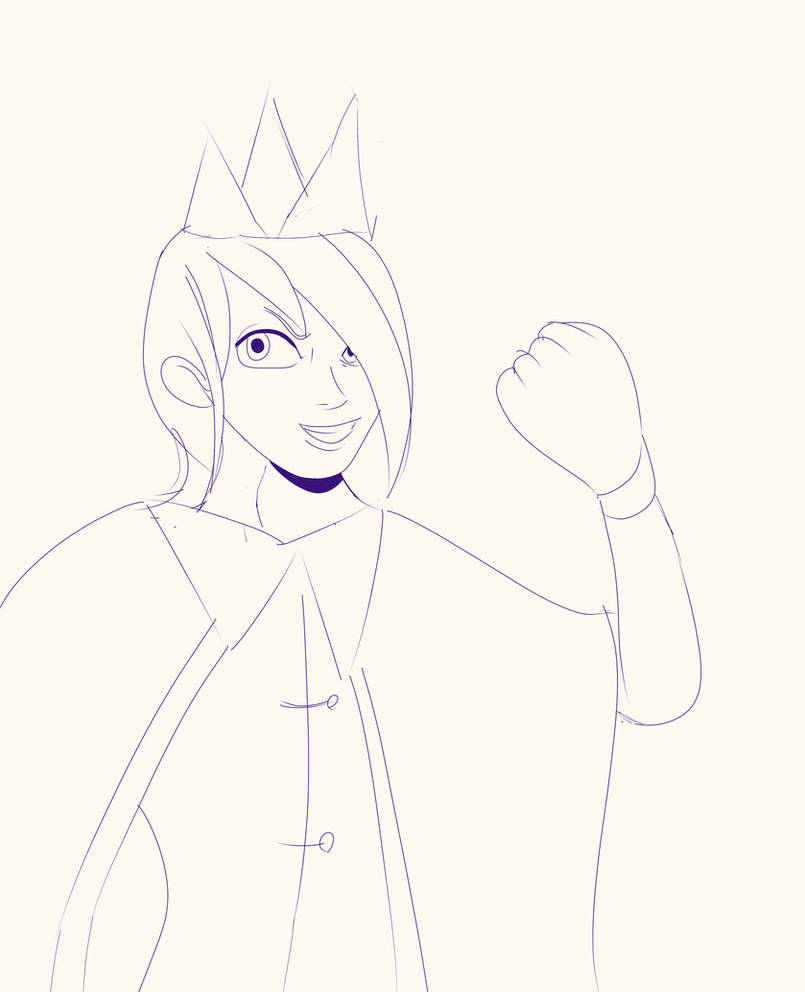 King Olly Gijinka Sketch by GaneneKoopa on DeviantArt