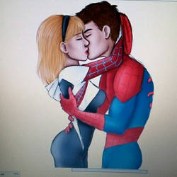 Spiderman and spider gwen