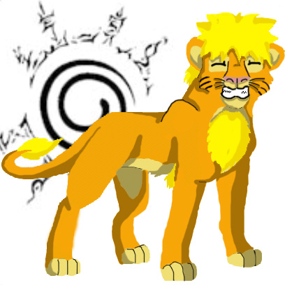 Naruto lion colored