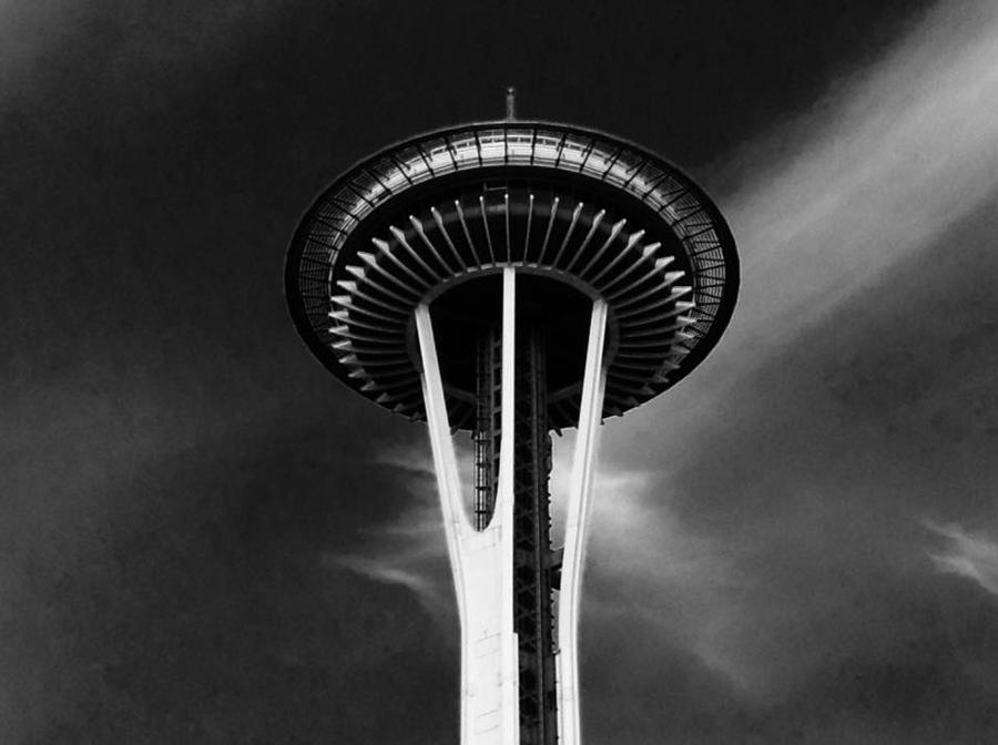 The Space Needle by AngelofBloodandBone on DeviantArt