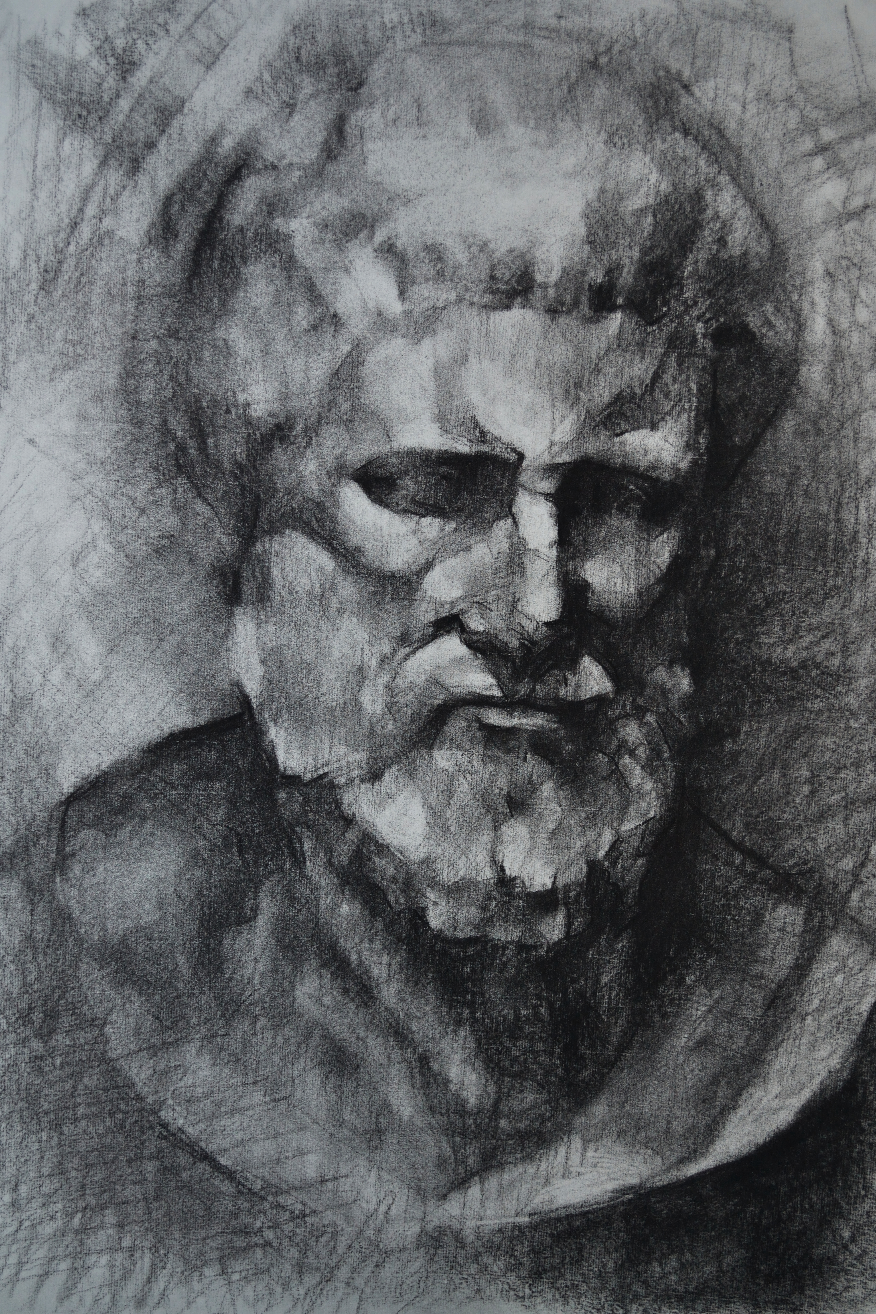 Charcoal drawing