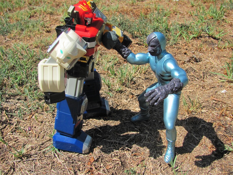 Galaxy Megazord vs Giant Putty Patroller