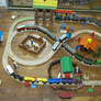 A Busy Little Layout: Different Trains, More Stuff