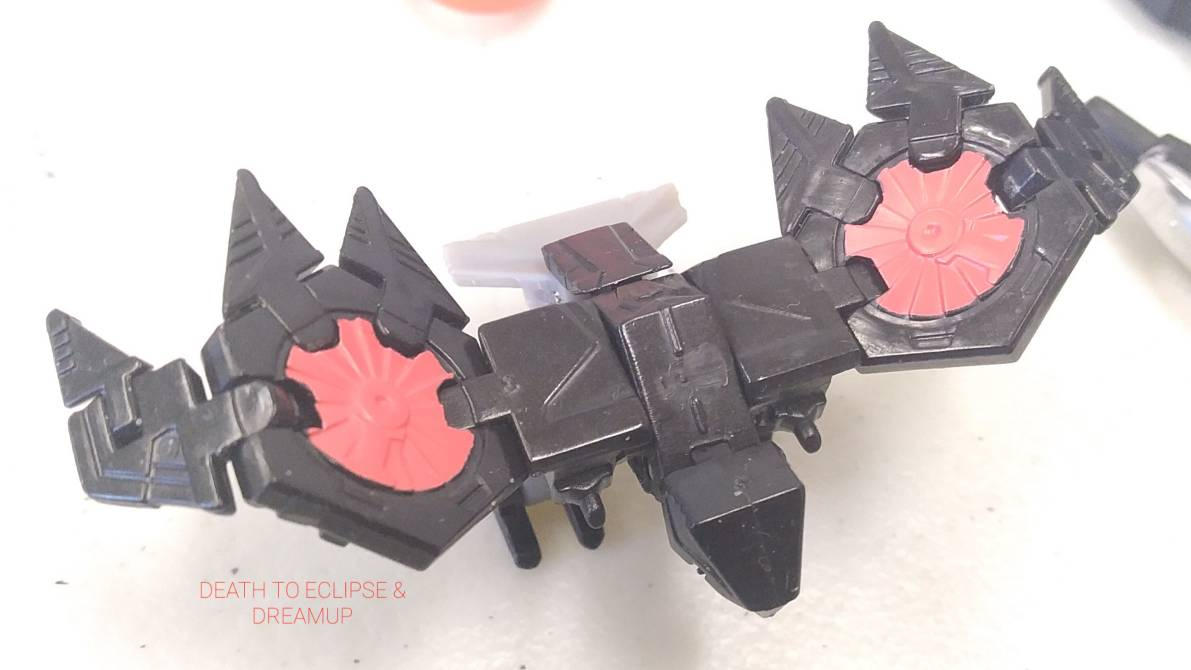 Cybertron Laserbeak Robot Mode top view by ZeldaTheSwordsman on