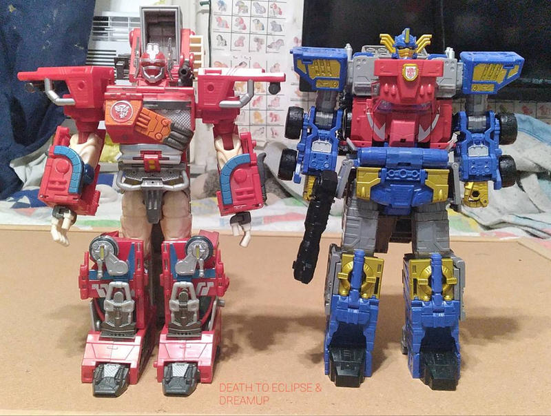 RiD Optimus and Legacy Armada Optimus by ZeldaTheSwordsman on DeviantArt
