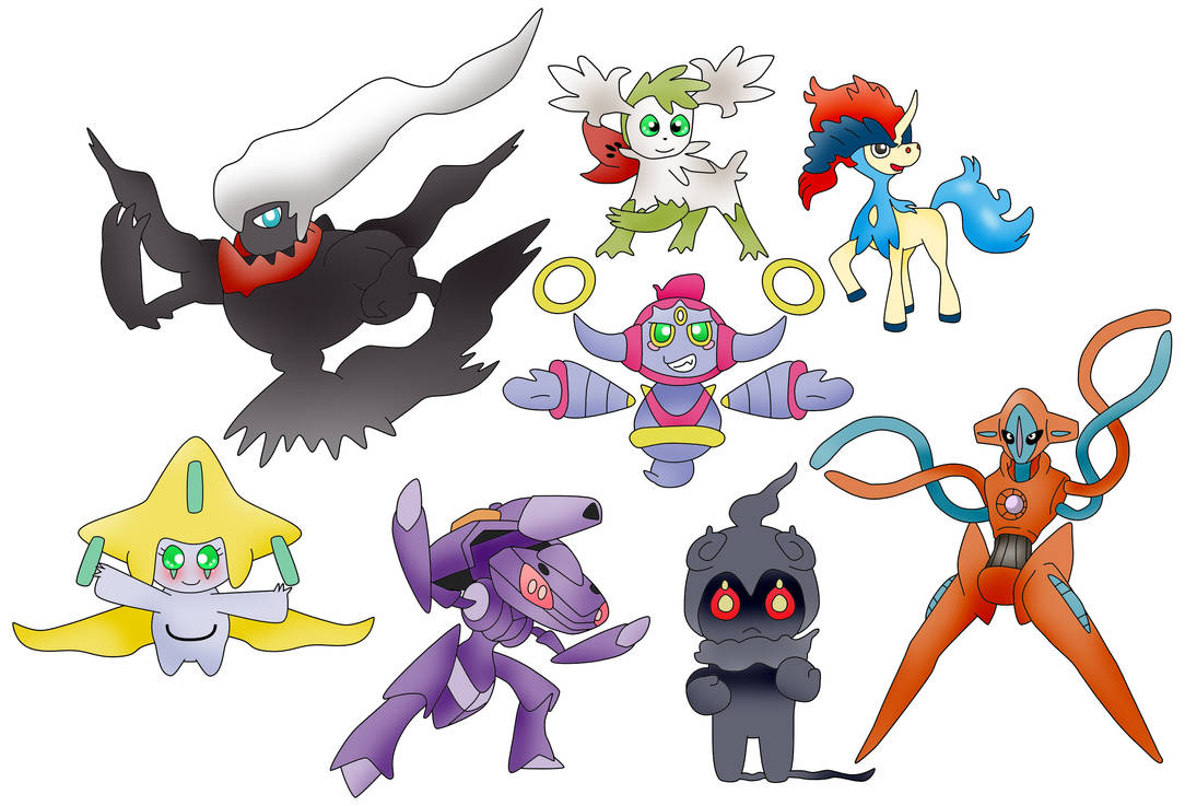 Mythical Pokemon #2 by widwanwartortle on DeviantArt