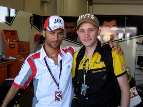 Mattia Pasini and a groupie