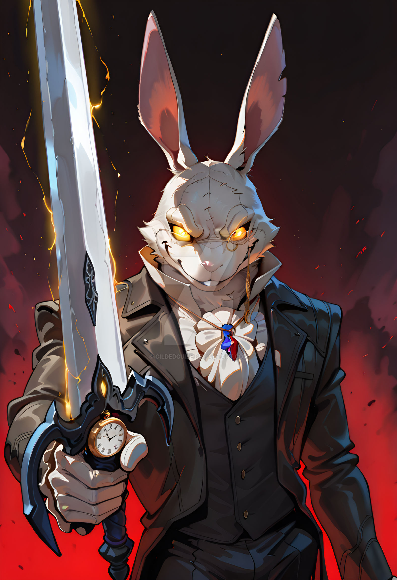 White Rabbit - DMC - Demon Rabbit by GildedGuile on DeviantArt