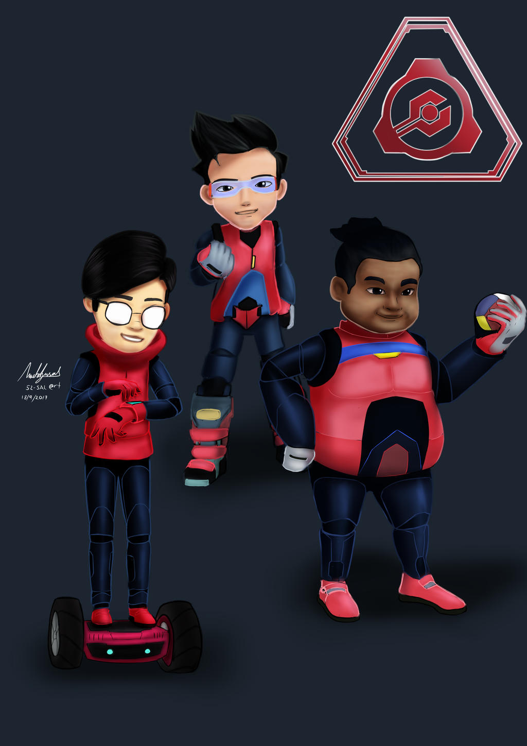 Ejen Ali Musim 2 Tekno By Faisal Scarlet On Deviantart