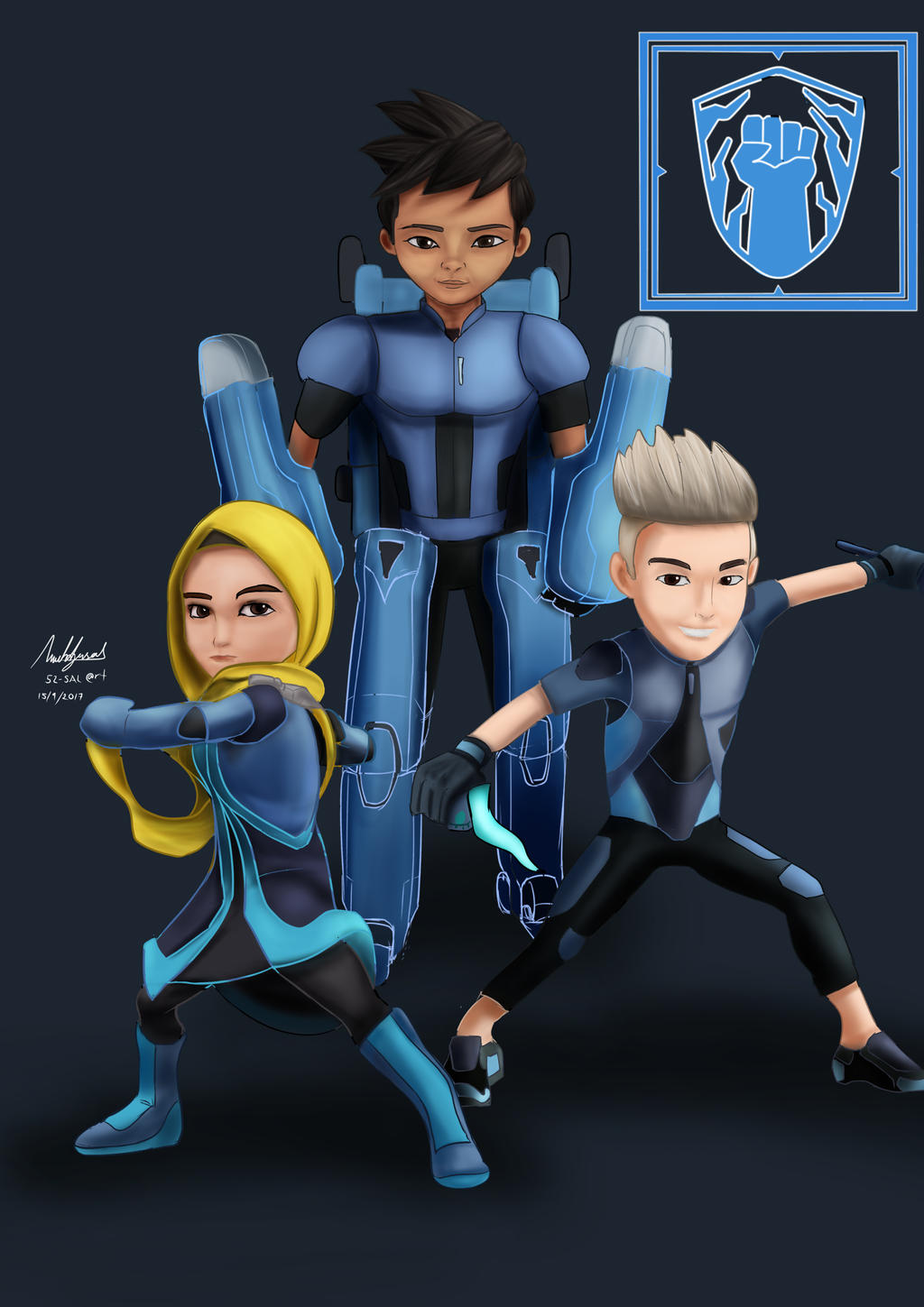 Ejen Ali Musim 2 Kombat By Faisal Scarlet On Deviantart