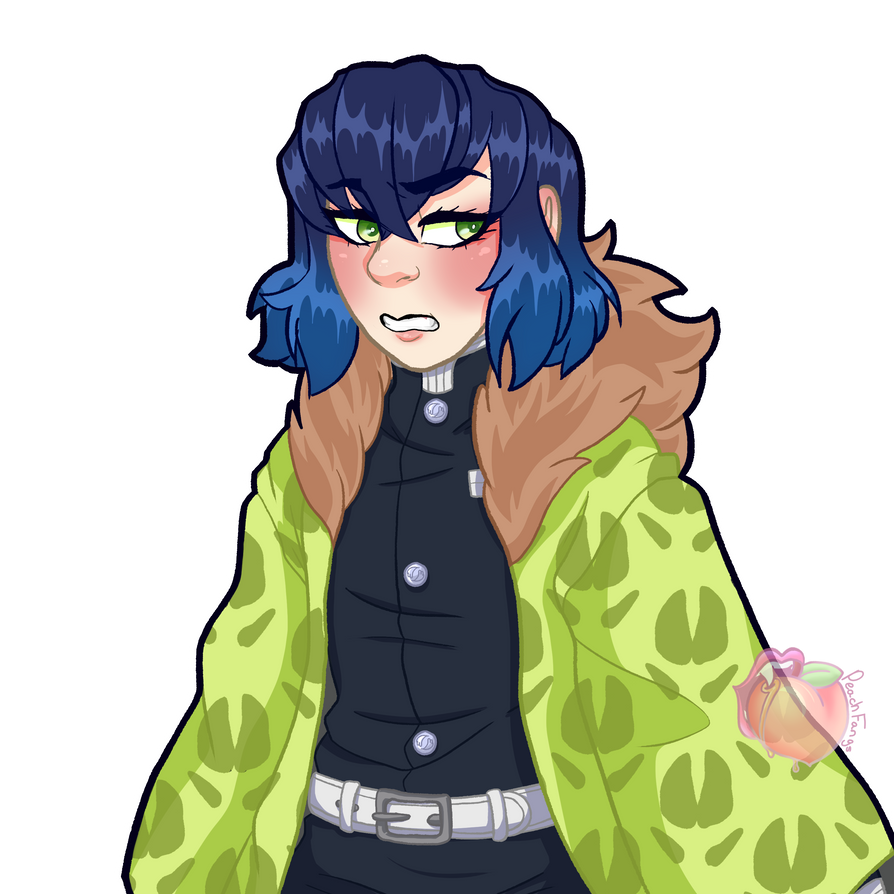 Proper Attire Inosuke by PeachFangs on DeviantArt