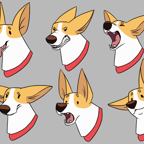 'Uno Expressions - Character Design' 
